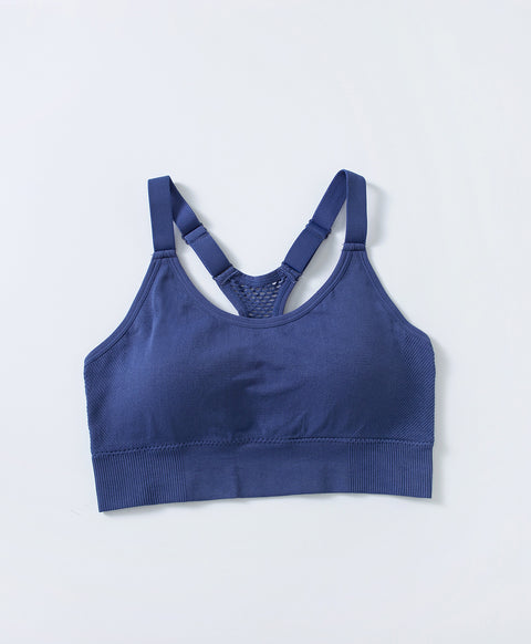Seamless Racerback Wireless Pull Over Sports Bra