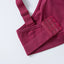 Seamless Pull Over Cross Back Wireless Sports Bra with Back Hooks