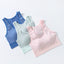 Stripe Seamless Wireless Pull Over Vest