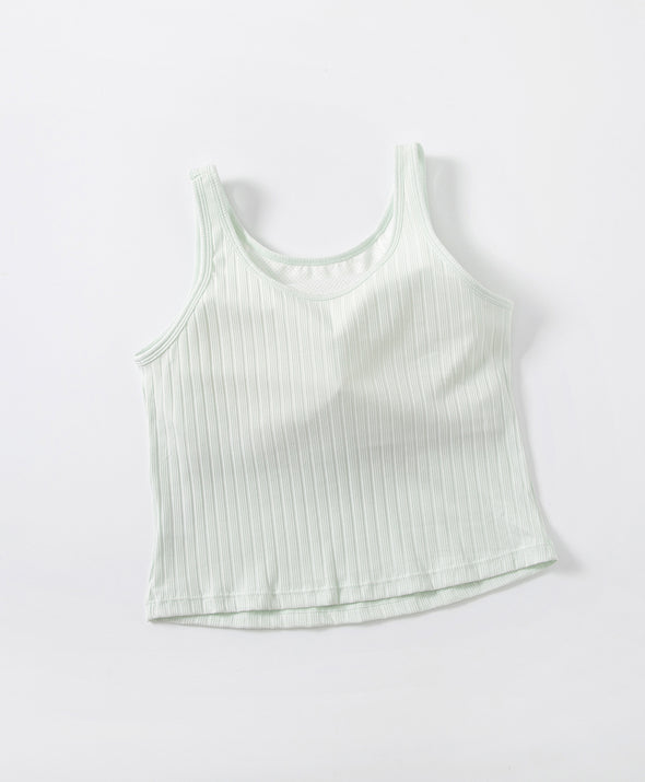 Ribbed Bra Tank Top