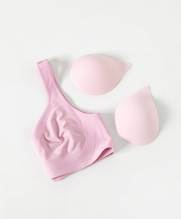 Marshmallow Kiss Vest with Back Hook Bralette (Selected Color)