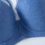 Microfiber Elegant Lace Full Cup Coverage Underwire Bra (B Cup)