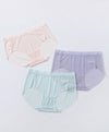 Ultra Fine Lace Hipster Panties 3pcs Set