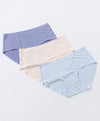 Laminated Cool Touch Microfiber Hipster Panties 3pcs Set