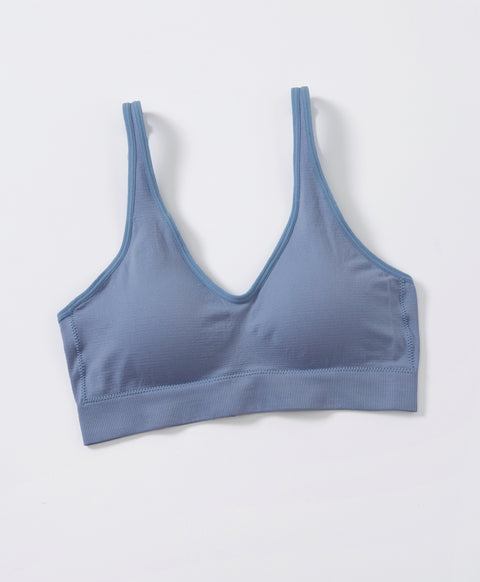 Seamless Plus Comfort V-Neck Bralette with Back Hook