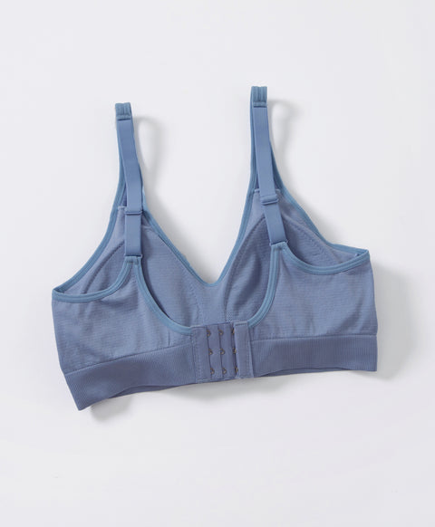 Seamless Plus Comfort V-Neck Bralette with Back Hook