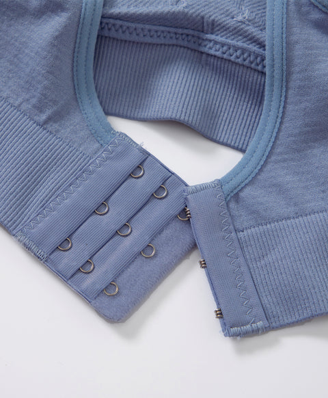 Seamless Plus Comfort V-Neck Bralette with Back Hook