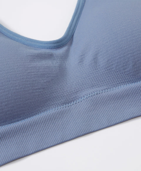 Seamless Plus Comfort V-Neck Bralette with Back Hook