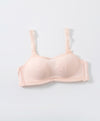 Lace Trim Pointelle Wireless Bandeau Bra