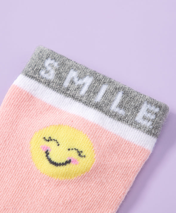 Joyful Smile 5-Pack Crew Socks