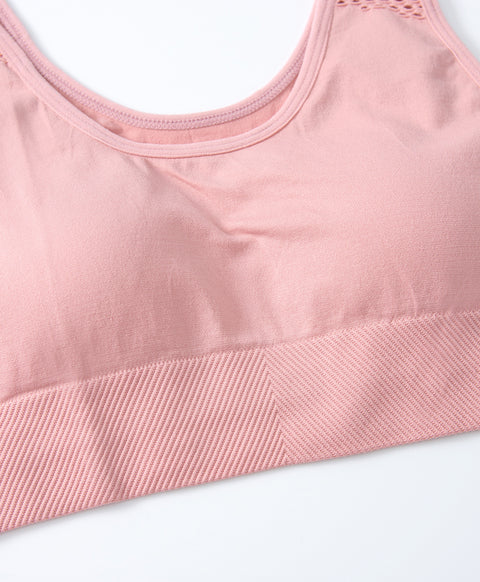 Seamless Knit Sporty U-Back Pull Over Vest
