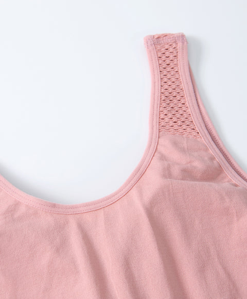 Seamless Knit Sporty U-Back Pull Over Vest