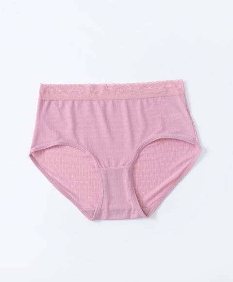 Heartbeat Lace Microfiber Mid Waist Hipster Panties