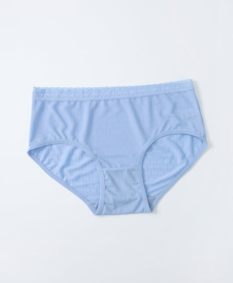 Heartbeat Lace Microfiber Low Waist Midi Panties