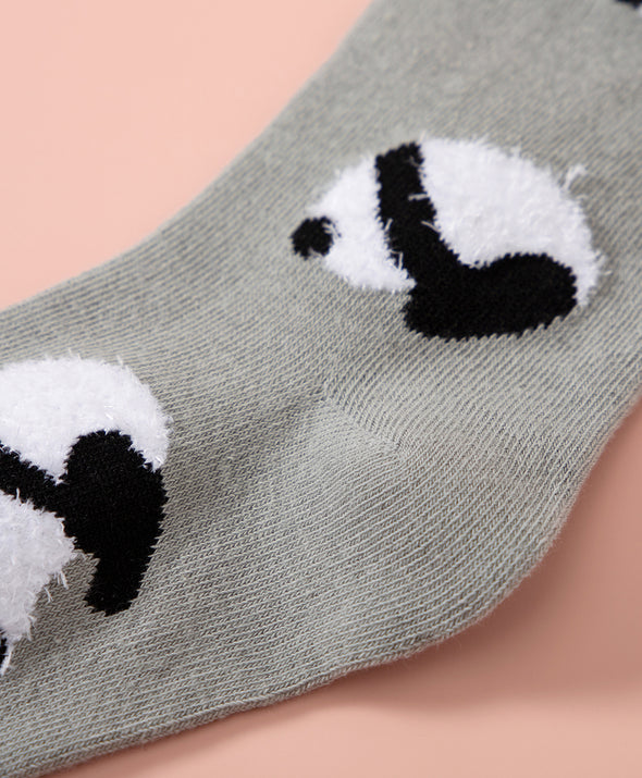 Life is Like A Comic Panda Crew Socks