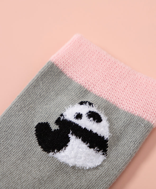 Life is Like A Comic Panda Crew Socks