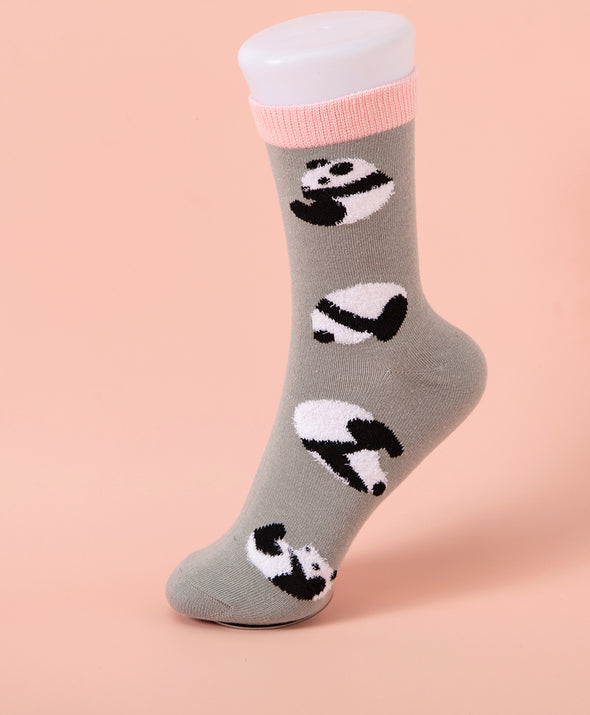 Life is Like A Comic Panda Crew Socks