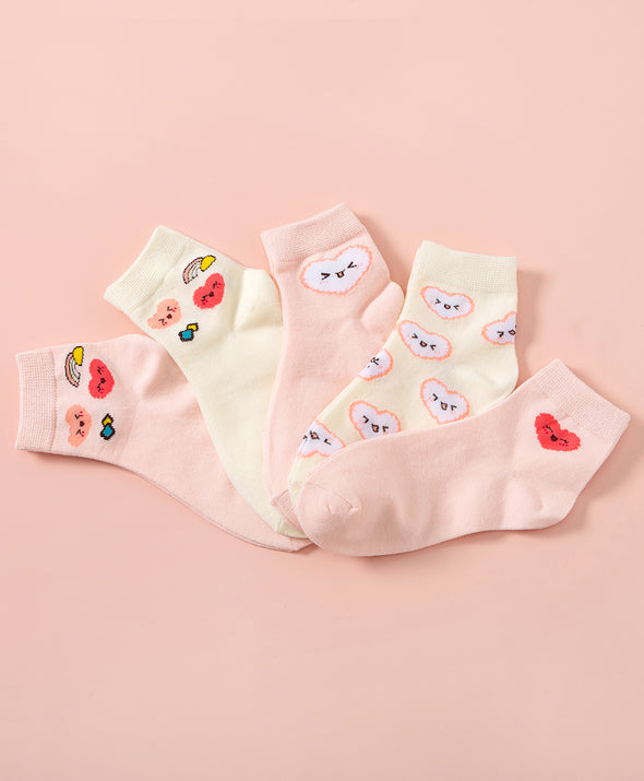 Hello Yuki & Hattie Short Socks