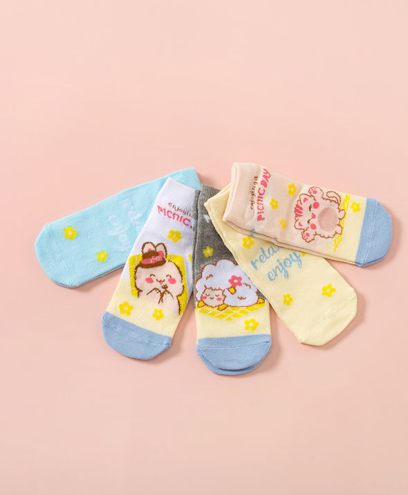 Have A Picnic Day Graphic Ankle Socks