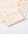 Viscose Seashell Graphic Mini Panties 2pcs Set