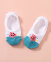 Wonder Palette Smiley Floral No-Show Socks