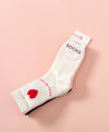 Hello Yuki & Hattie Heart Crew Socks