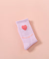 Hello Yuki & Hattie Heart Crew Socks