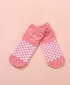 Wonder Palette Smiley Checkered Ankle Socks