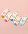 Wonder Palette Positive Quotes Ankle Socks