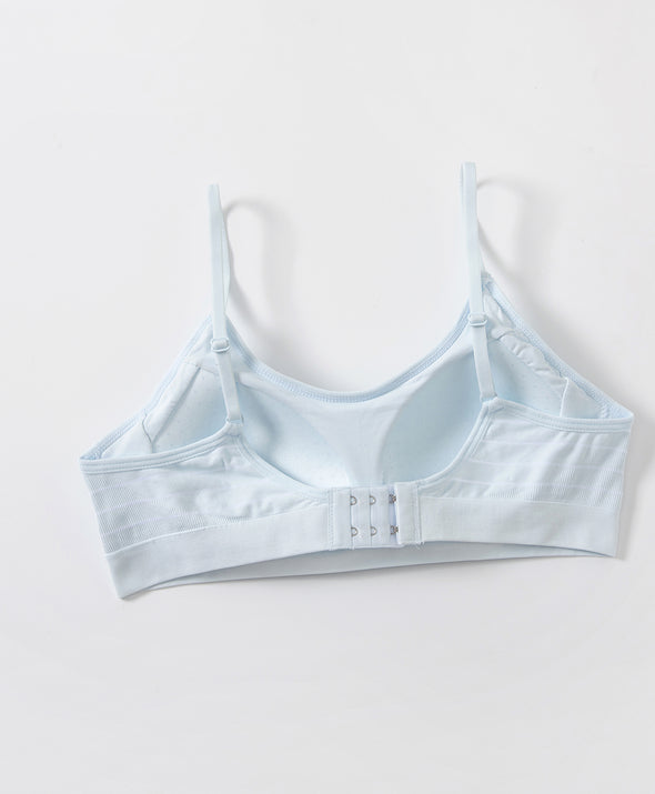 Junior Shining Heart Seamfree Crop Build in Bra Teens Vest