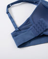 Eco-Seamfree Rib Wired Plunge Push Up Bra