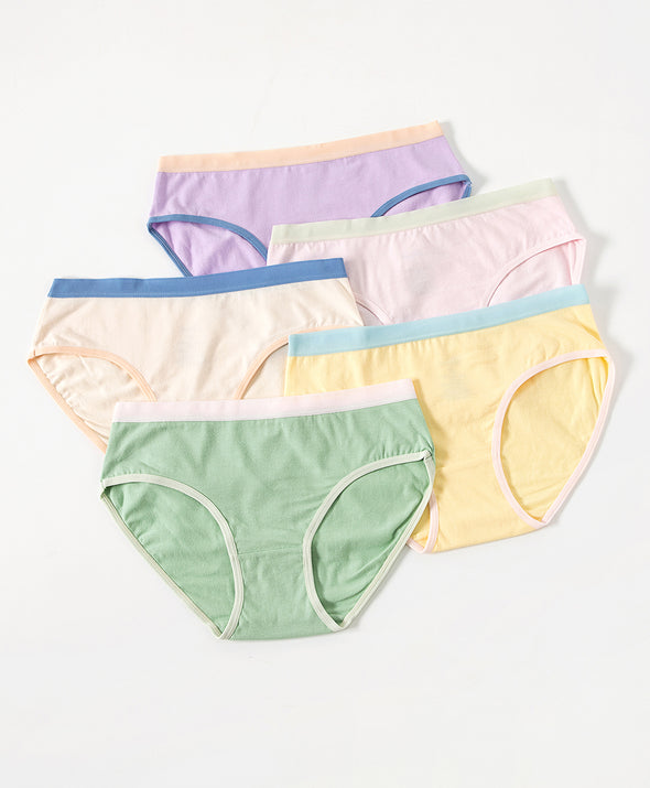 Daily Pleasures Cotton 5-pack Midi Panties