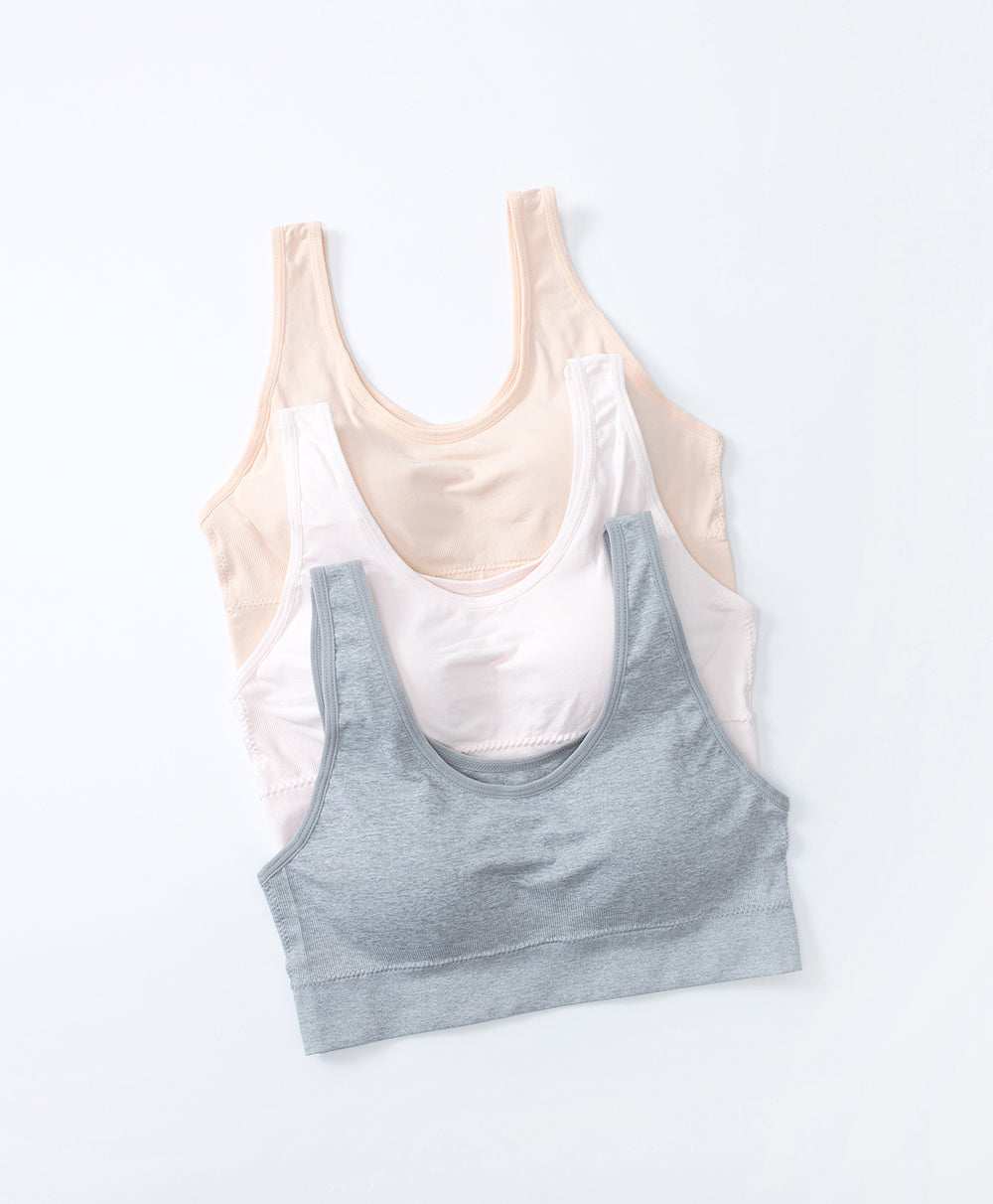 Junior Shining Heart Seamfree U-Back Teens Vest with Bra Paddings