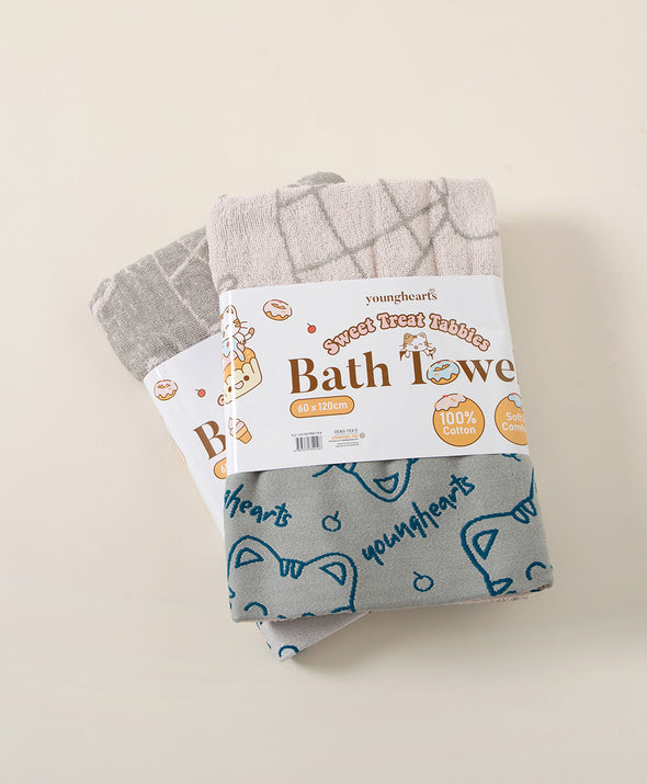 Sweet Treat Tabbies Bath Towel*