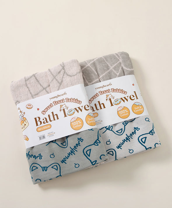 Sweet Treat Tabbies Bath Towel*