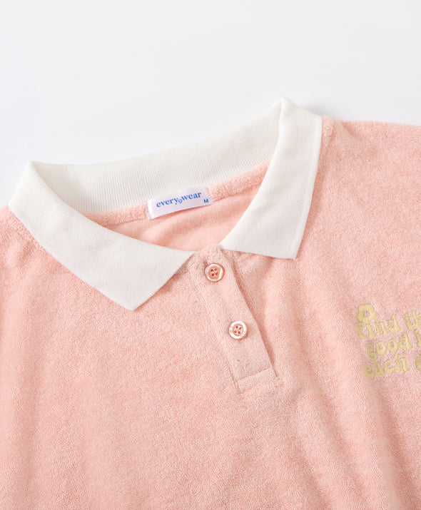 Picnic Perfect Crop Polo Top