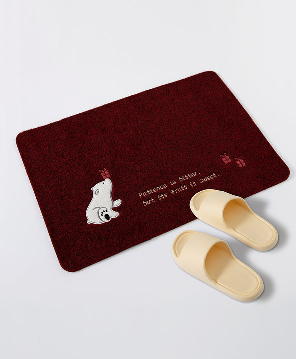 Positive Polar Bear Floor Mat