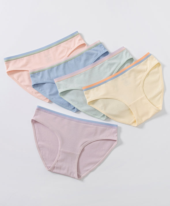 Peaches n' Cream Cotton 5-pack Mini Panties