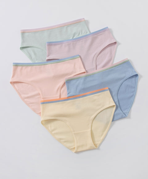 Peaches n' Cream Cotton 5-pack Midi panties