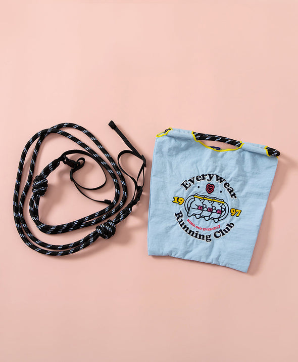 Everywear Running Club Embroidered Mini Crossbody Bag