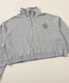 Sports Club Polo Crop Sweatshirt