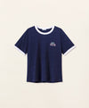 Sports Club Contrast Collar T-shirt