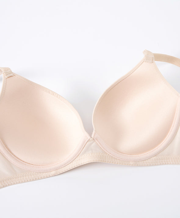 Pure Basic Wired 3/4 Cup Push-Up Demi T-shirt Bra