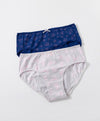 Bunny with Bow Cotton Spandex 2pcs pack Midi Sanitary Panties