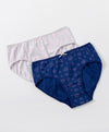 Bunny with Bow Cotton Spandex 2pcs pack Midi Sanitary Panties