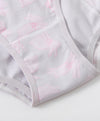 Bunny with Bow Cotton Spandex 2pcs pack Midi Sanitary Panties