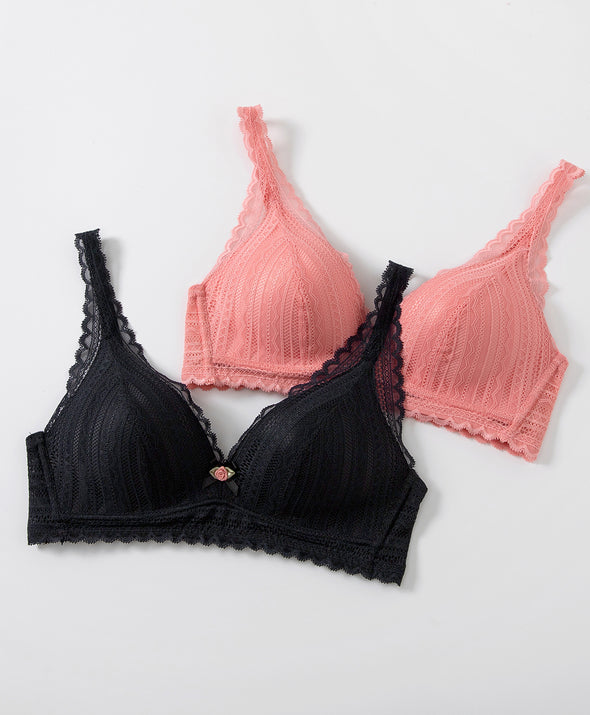 Ethereal Beauty Wireless Triangle Lace Bra