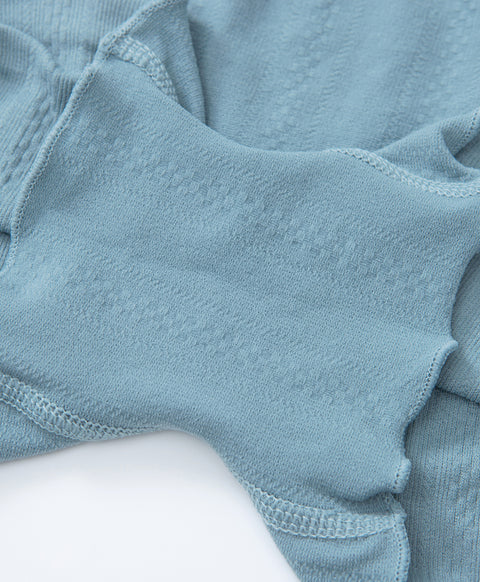 Seamless Jacquard Mid Waist Boxshorts Panties