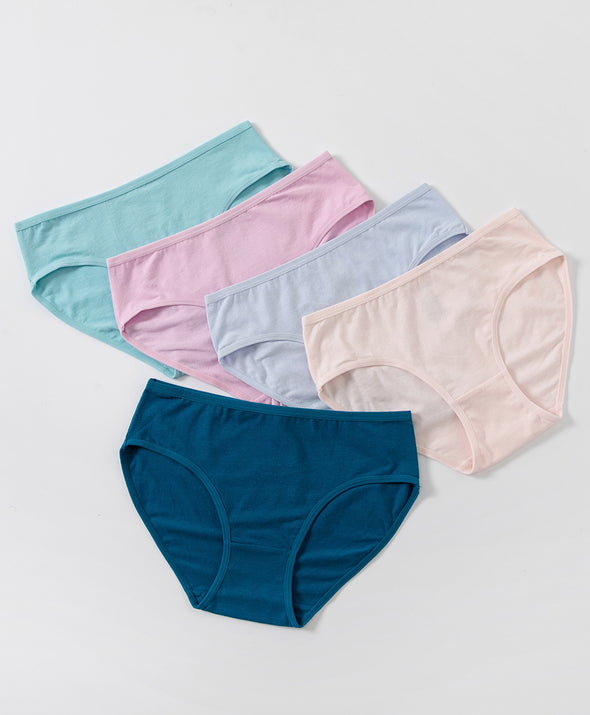 Ocean Magic Cotton 5-pack Midi Panties