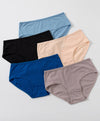 Skyline Tints Cotton 5-pack Hipster Panties